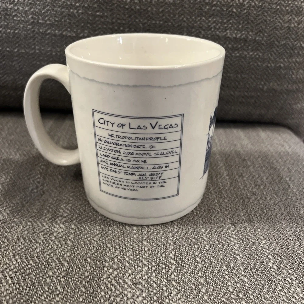Starbucks Las Vegas City Mug 18 oz. Coffee Cup 2007 18 Ceramic Nevada